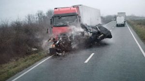 Смертельная авария по пути на матч PAOK – «Лион»: семь греков погибли в Румынии