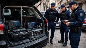 Hi-Tech мошенничество в Афинах: задержаны китайцы с системой SMS Blaster