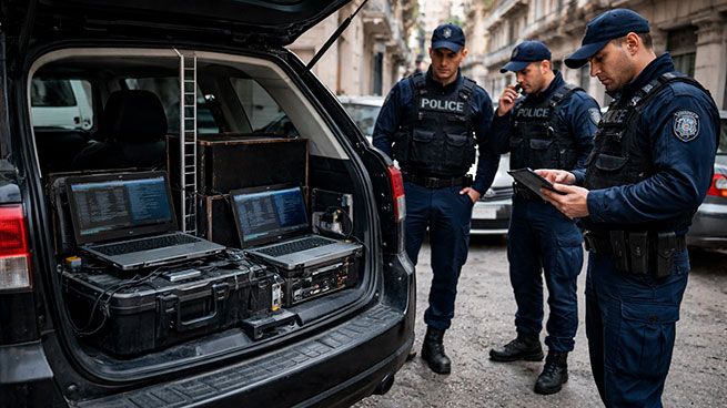 Hi-Tech мошенничество в Афинах: задержаны китайцы с системой SMS Blaster