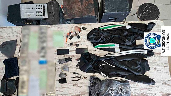 Коринфия: полиция пресекла деятельность группы домушников — 8 задержаний