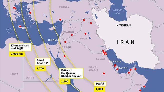 Греция и Кипр официально признаны Ираном «террористическими государствами»! 3 Авиабаза Суда: Какие иранские ракеты могут добить до Крита
